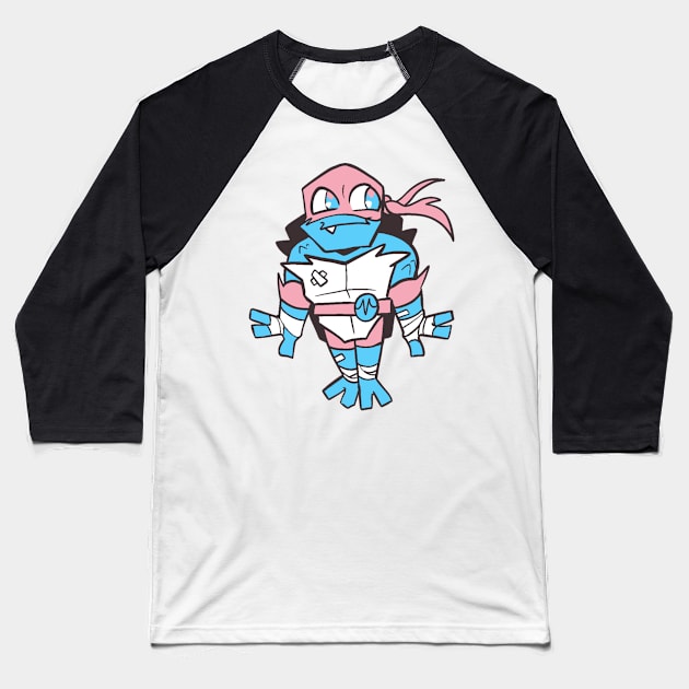 Raph Transgender Flag ROTTMNT Baseball T-Shirt by lillastarr